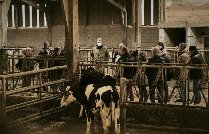 Visite de la ferme de Jacques Diverres