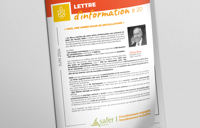 La lettre d'information #20 est en ligne ! 